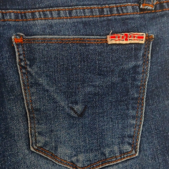 Girls HUDSON Blue Distressed Jeans - Picture 7 of 8